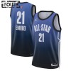 Camiseta Niños All-Star 2023 Team 1 Joel Embiid 21 Nike Azul Swingman